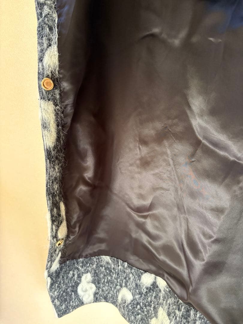 りんりん様ポールスミスシャギービッグポンチョ音符柄