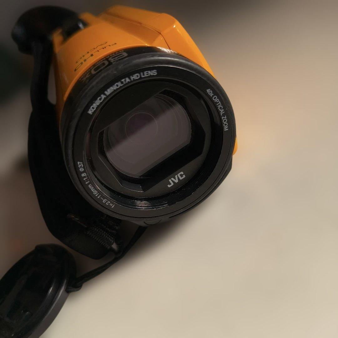 JVC GZ-R470-Y ビデオカメラ　防水　防塵　耐衝撃