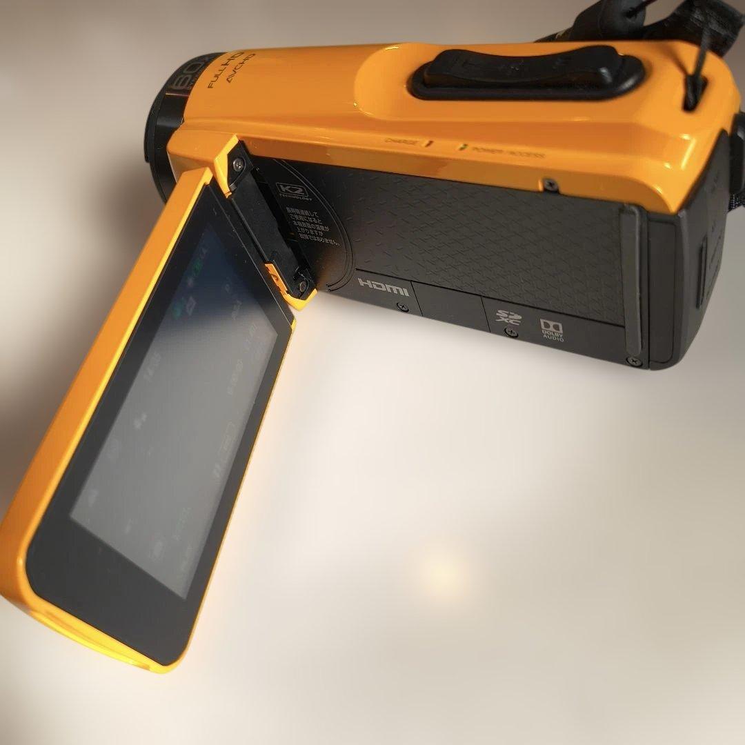 JVC GZ-R470-Y ビデオカメラ　防水　防塵　耐衝撃