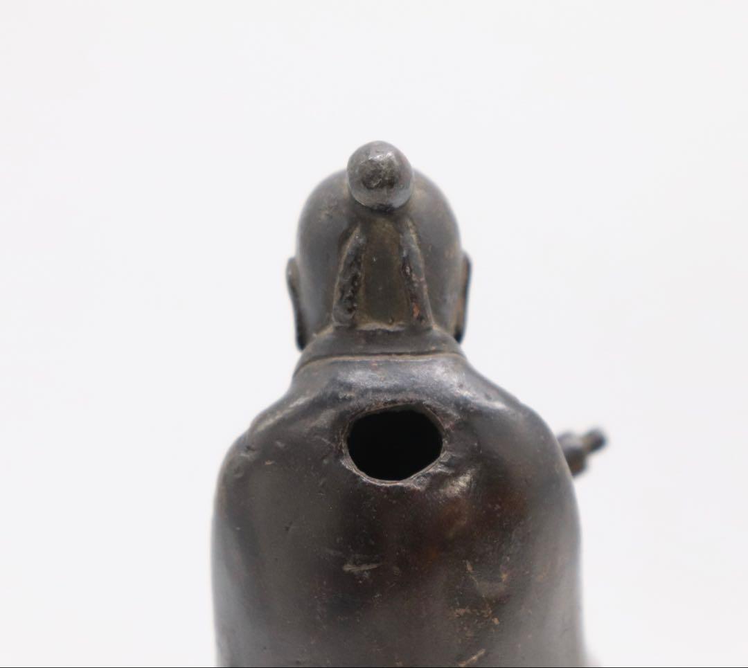 時代　古銅製　孔子　アンティーク　古銅器　送料込み250901