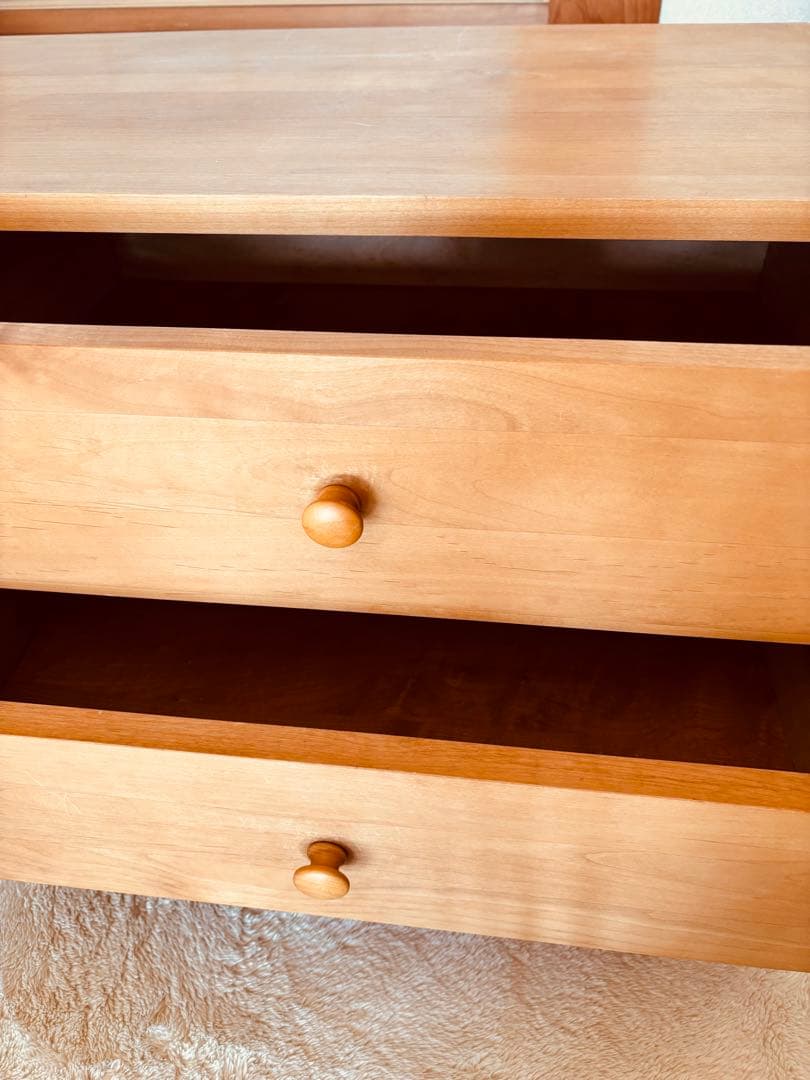 モモナチュラル　テレビボード　コモ　シリーズ　MOMO ナチュラル