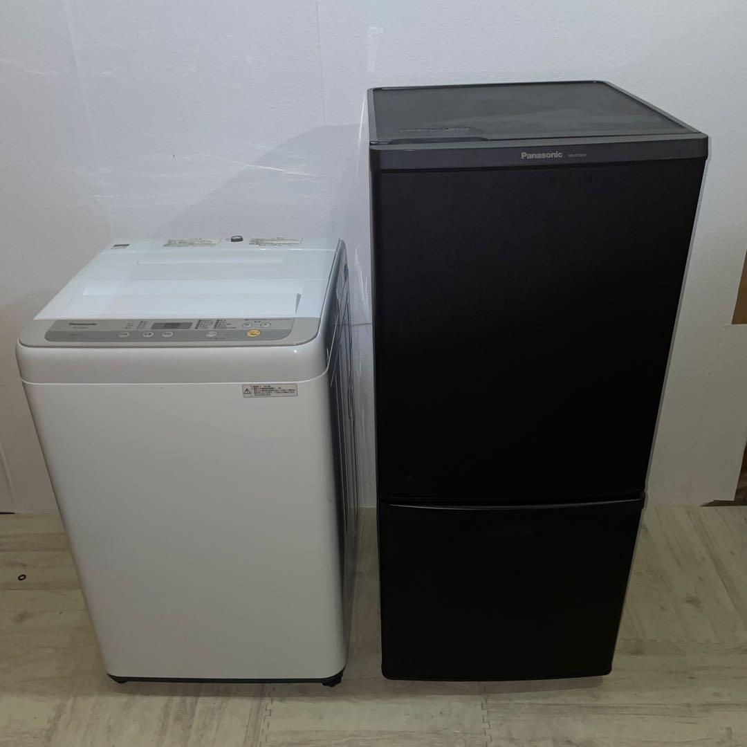 2807 配送設置無料 Panasonic 冷蔵庫洗濯機セット 138L 5kg
