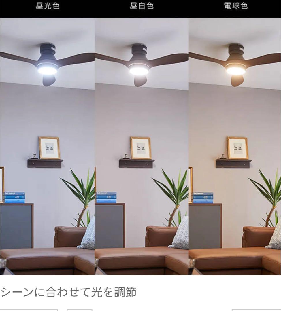 LOWYA シーリングファンライトニュージャバリア2 ブラック/ブラウン