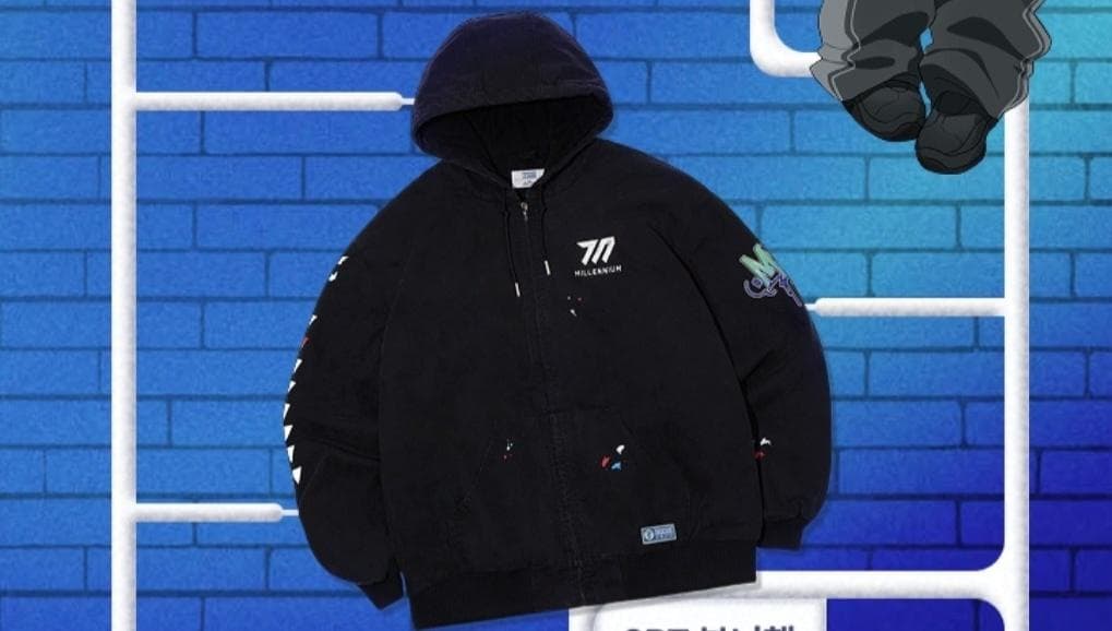 韓国限定 ブルアカ ミレニアム フーディッドジャケット 新品 XL 未使用