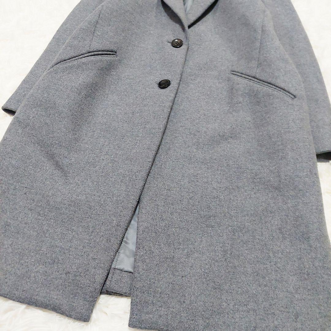 美品 23区 ウール チェスターコート Bellandi イタリア生地 40