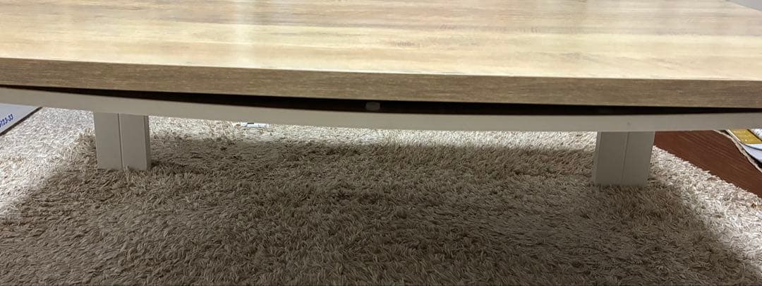 m p(^_^)q（中古）ニトリ リビング ナチュラルこたつ 木製