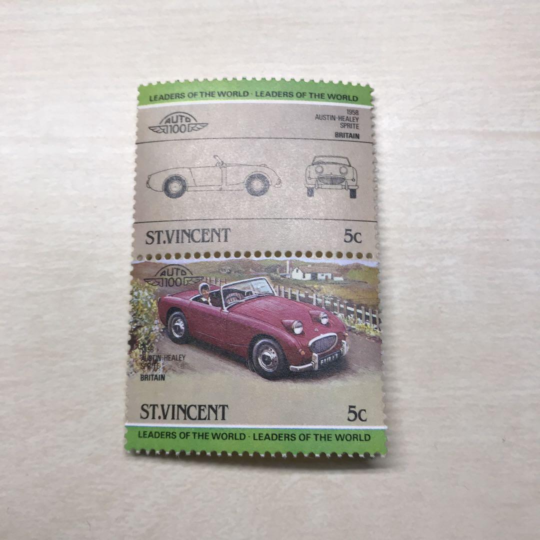 希少！Austin healey sprite カニ目　外国切手