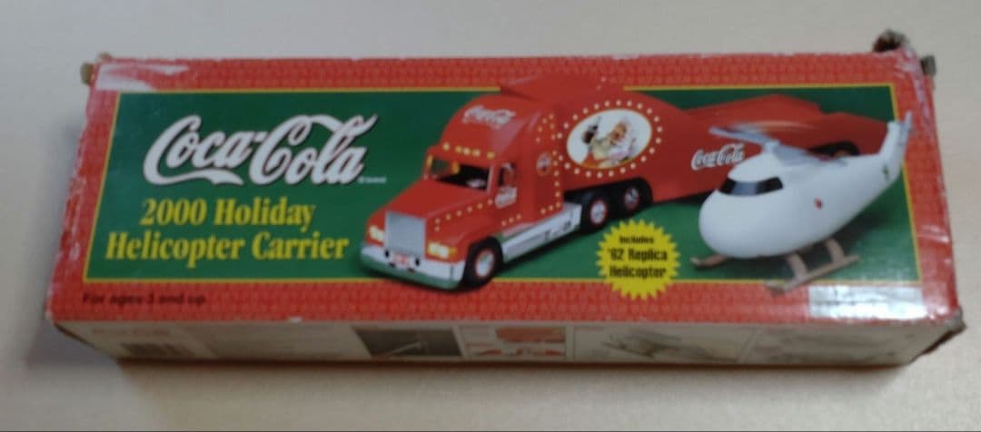 コカコーラ　2000　クリスマス　トラック　ホリデー　ヘリコプター　キャリアー