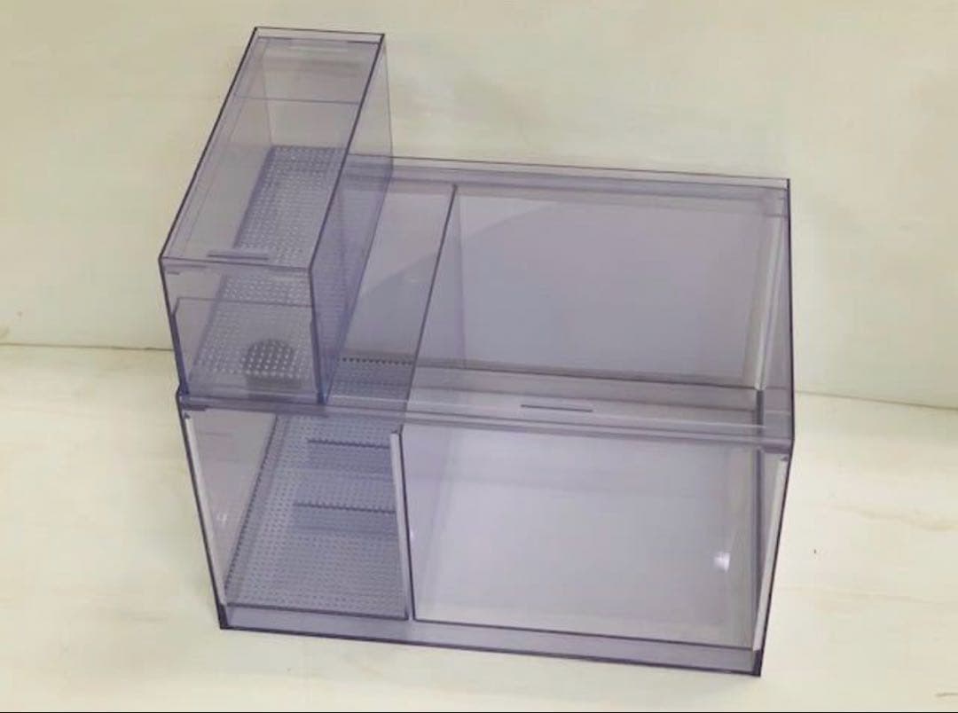 特注塩ビ濾過槽500ｘ350ｘ300+ウールBOX 未使用品