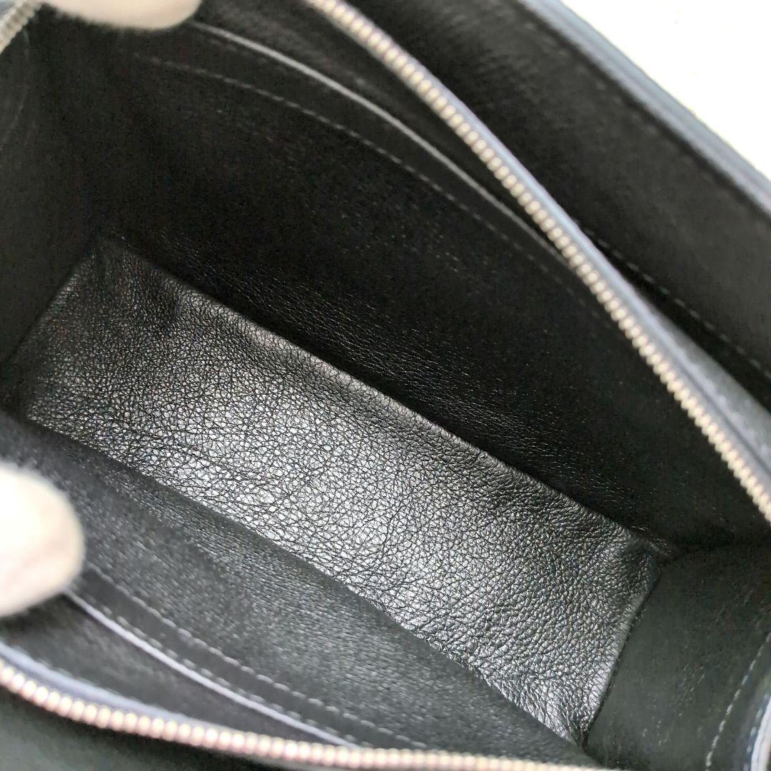 【極美品 鍵付き】銀座和光　ハンドバッグ　フォーマルバッグ　シボ革　冠婚葬祭　黒