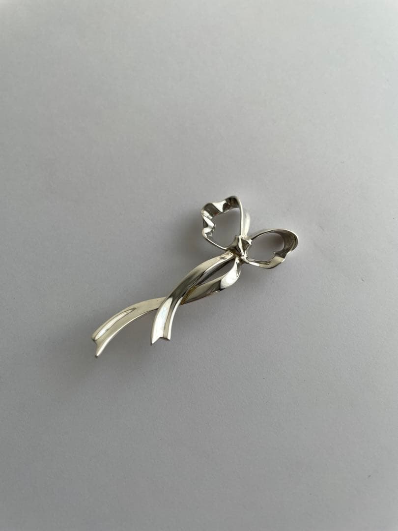 Tiffany&Co. (ティファニー) Sv925 リボンブローチ 6g