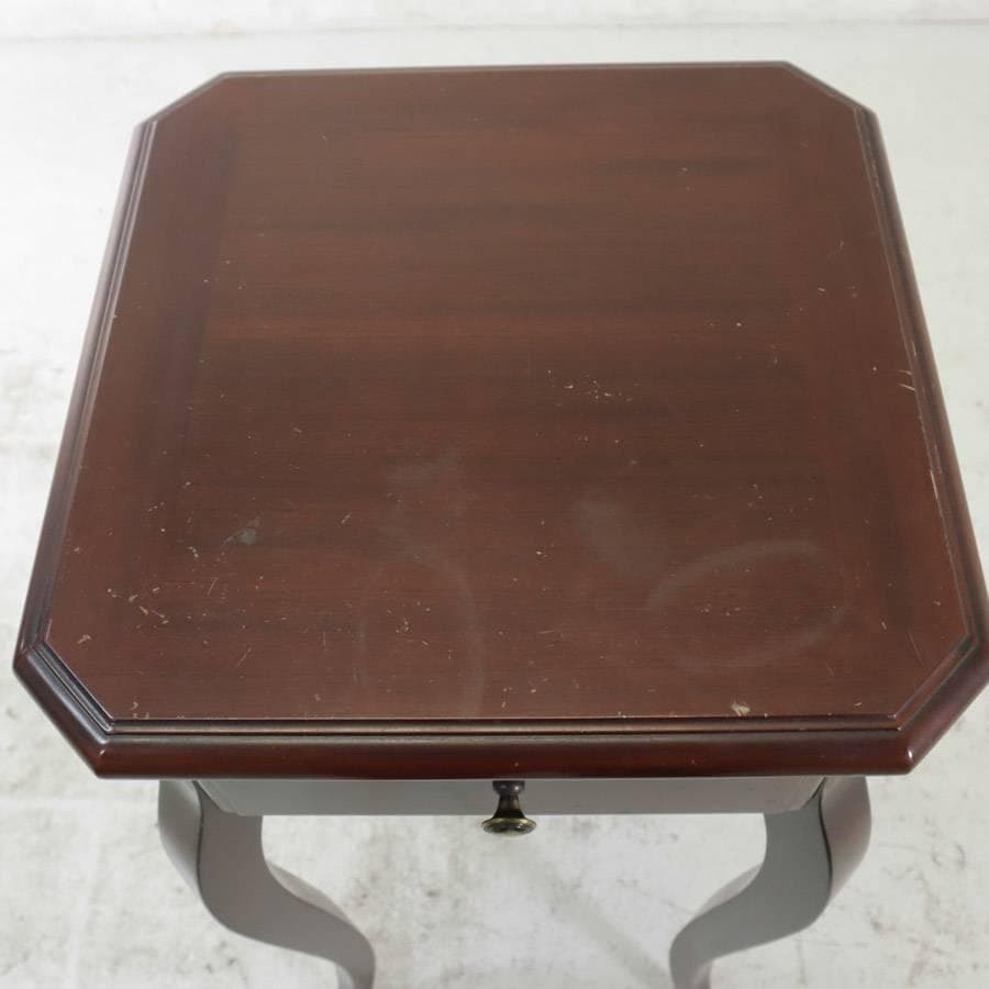 値下IDC大塚取扱 東海家具 アンティーク調 マホガニー 猫脚 コンソール 花台