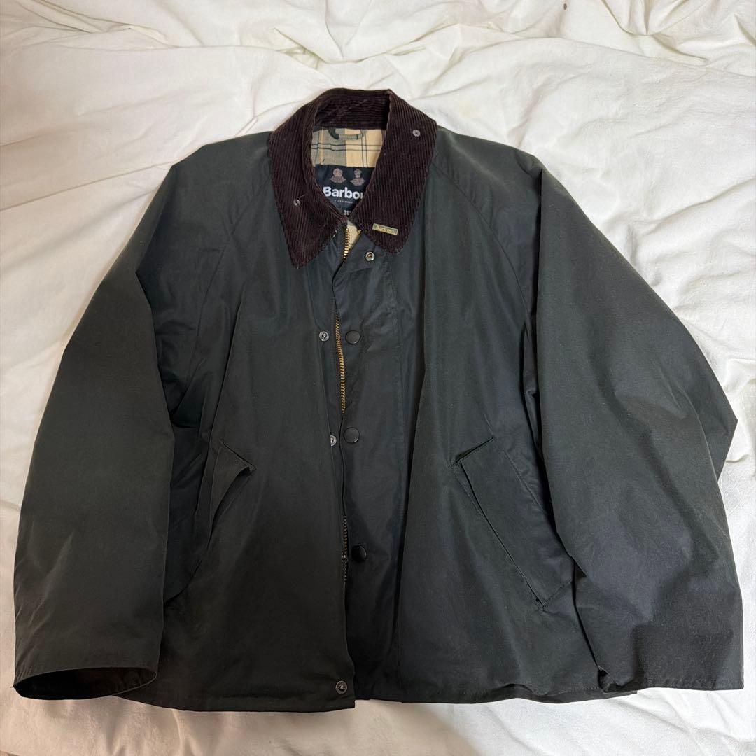 Barbour ダークグリーンジャケット 38