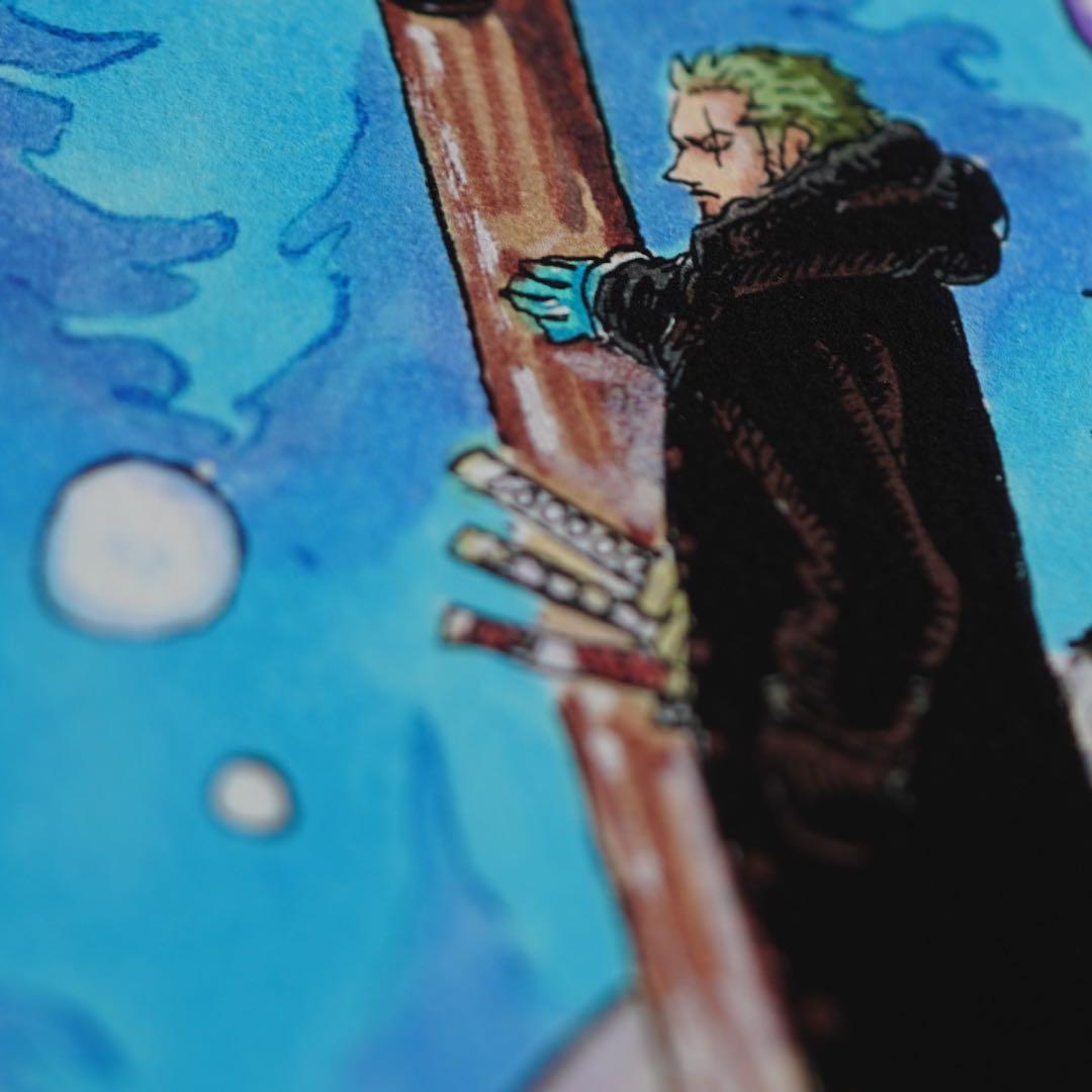 【未開封】ONE PIECE マンガアート(NFT) 雪と狼