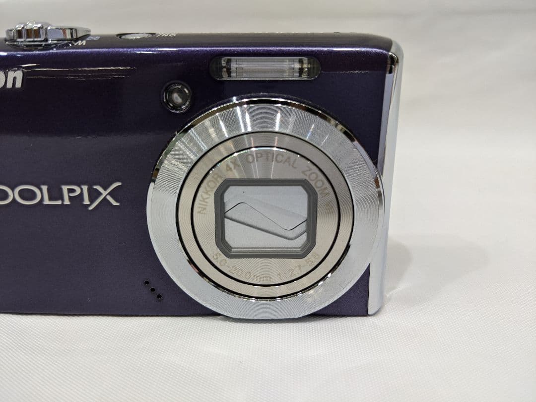 通電未確認品 Nikon COOLPIX S620 パープル デジタルカメラ