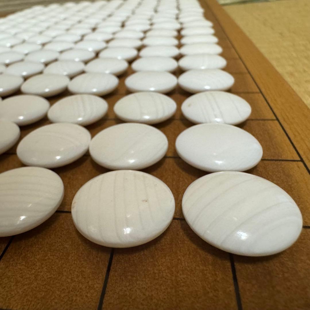 蛤碁石　那智黒石　30号　碁石碁笥セット　はまぐり　高級セット　お手頃　本格派