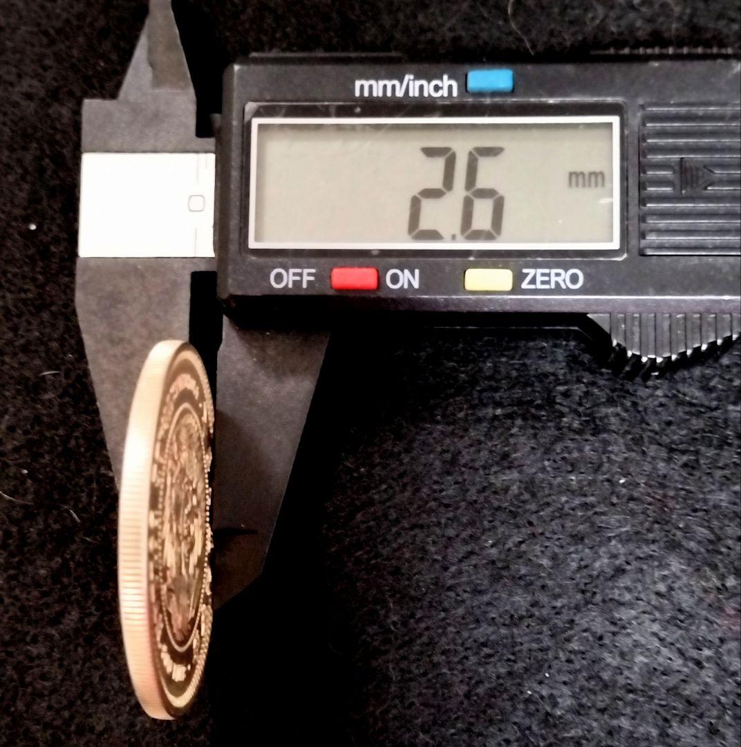 じ*た様 貿易銀右丸銀明治9年 目方約27.3g 銀含有率約90% 一圓銀貨古銭