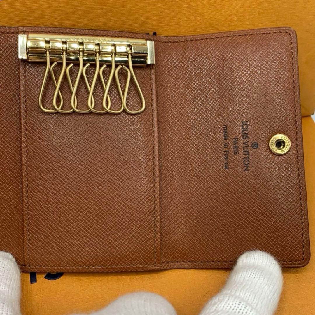 【超美品】ルイヴィトン　ミュルティクレ6 キーケース　6連　モノグラム