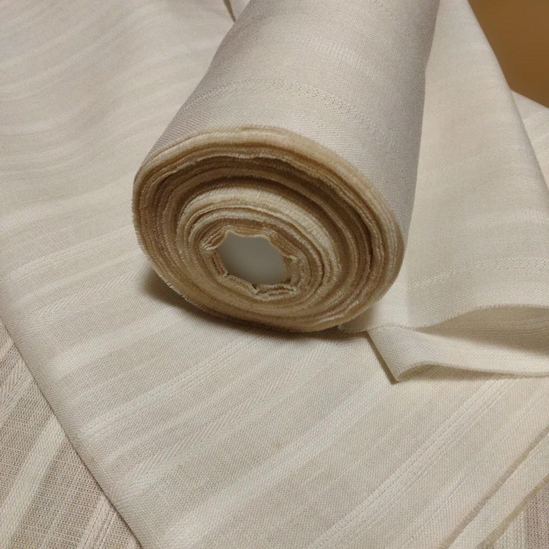 反物 綿麻襦袢 杉綾縞