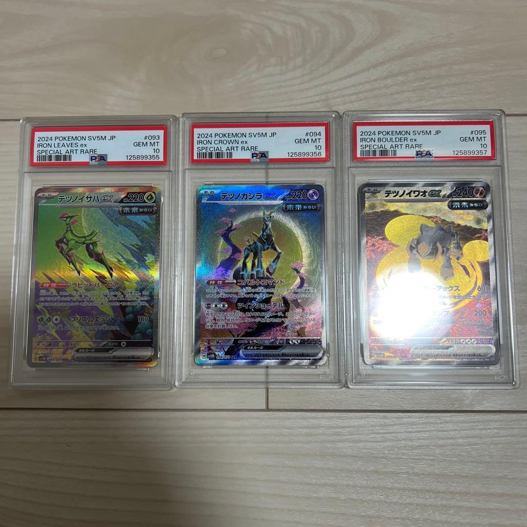 PSA10 9連番 三犬 古代 未来三銃士 エンテイ スイクン ライコウ