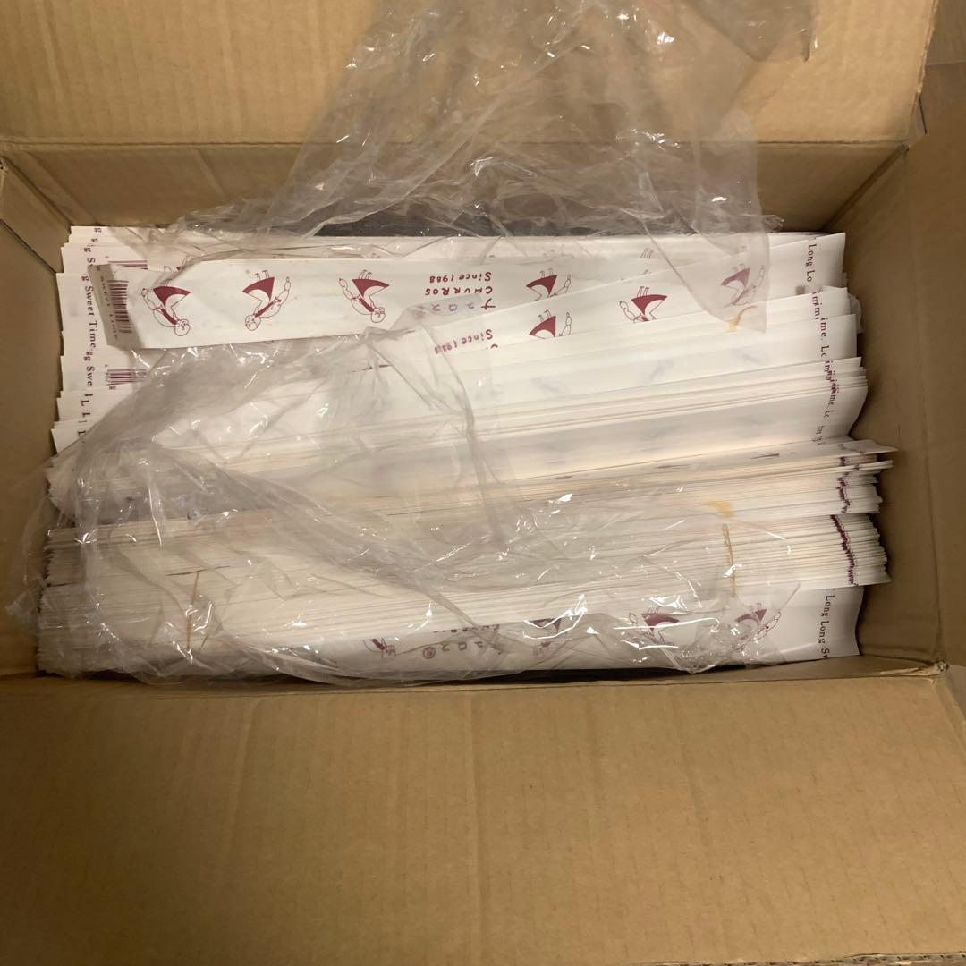 チュロス セレクトタイム イラスト包装紙 50cm 約2000枚以上