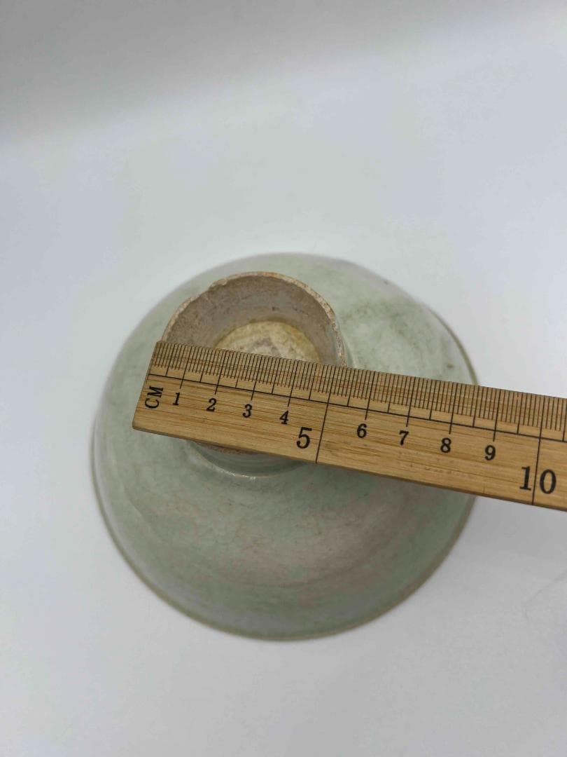 宋時代　定窯　白磁高足鉢　茶碗　景徳鎮　唐物　古賞物(C-66)