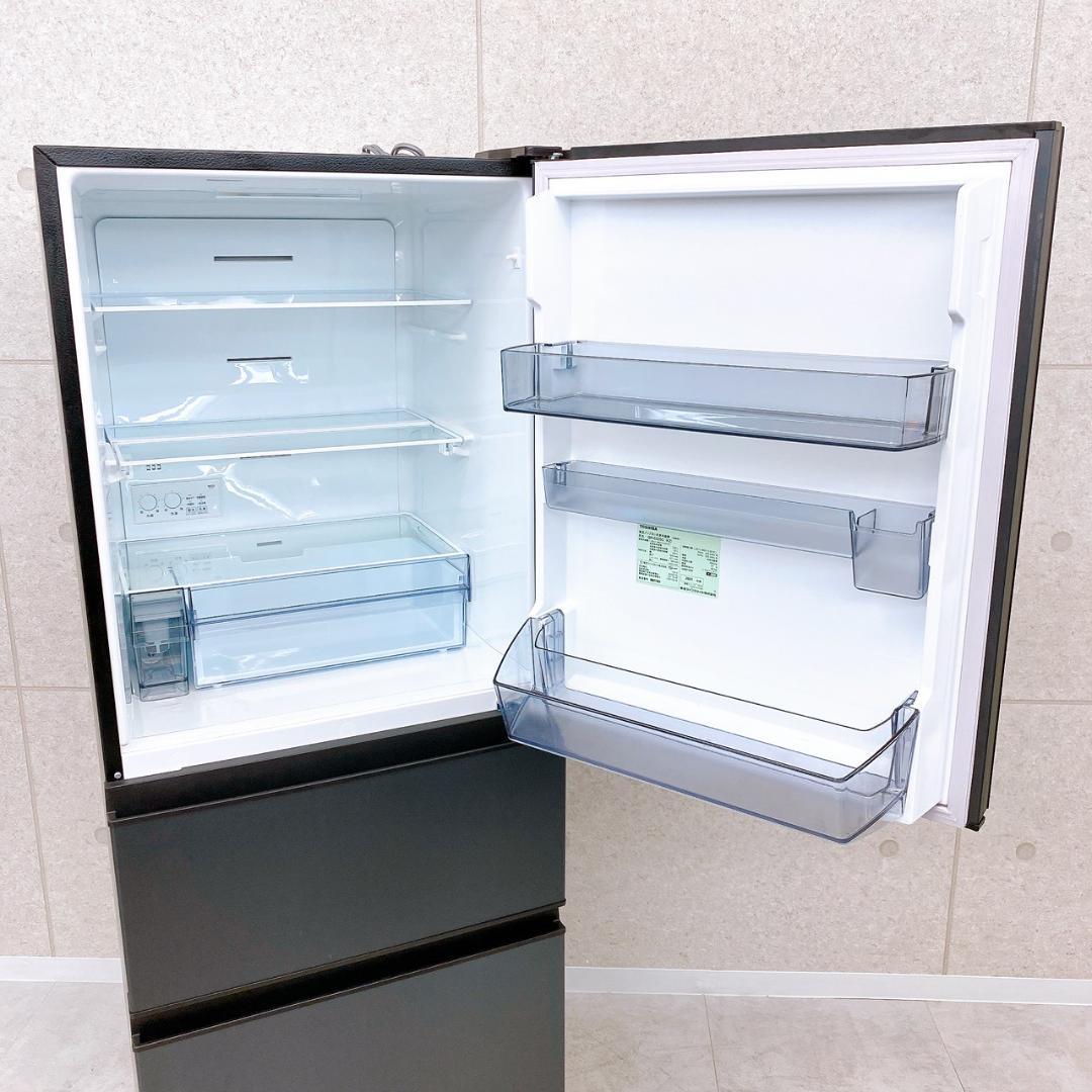 東芝 ノンフロン冷凍冷蔵庫 GR-S33SC(KZ) 326L 2021年製