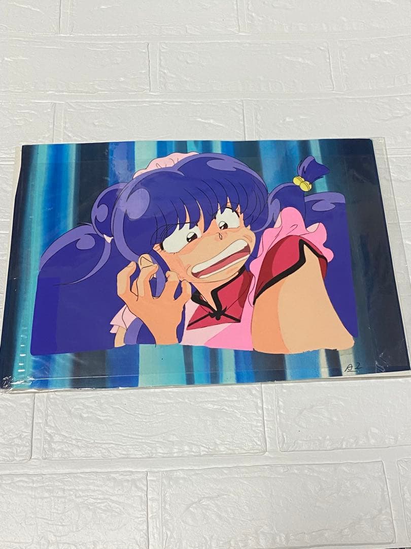 らんま セル画 シャンプー 背景付き