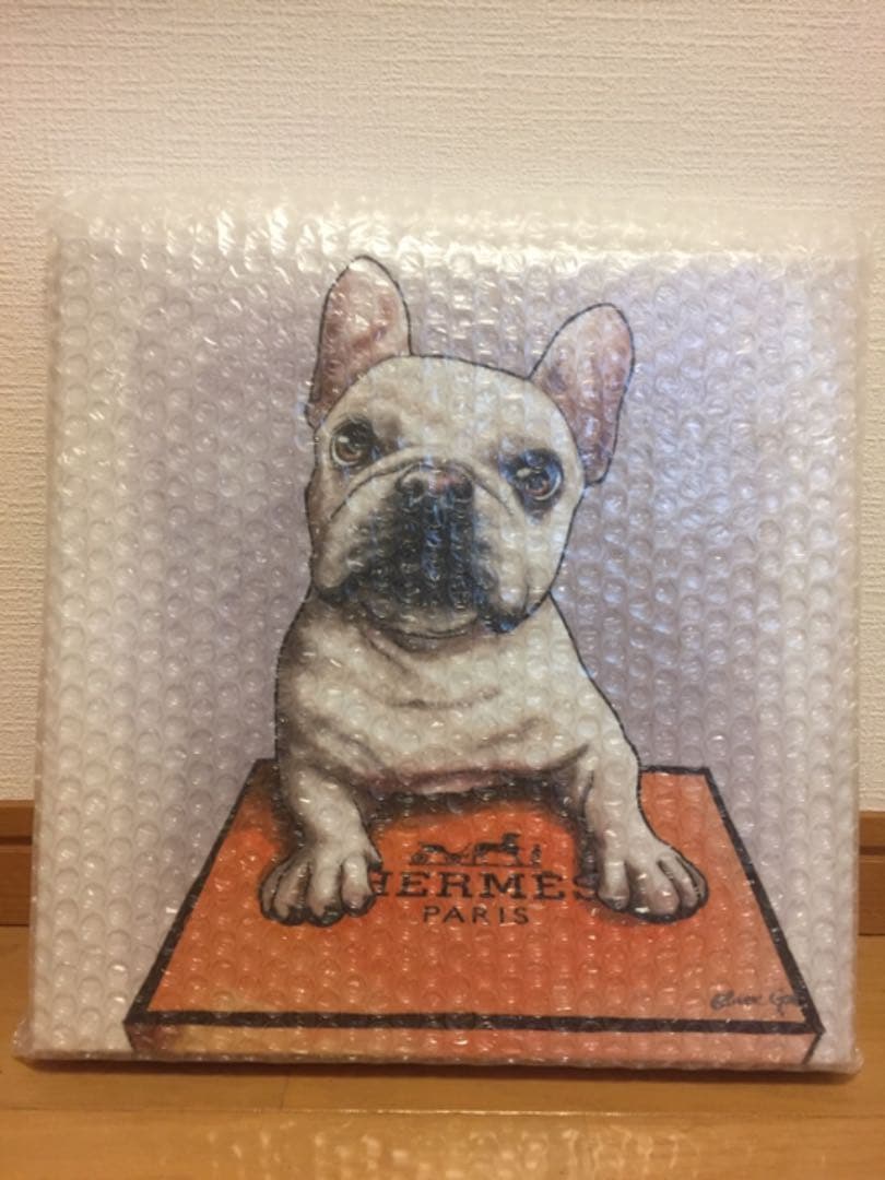 オリバーガル エルメス フレンチブルドッグ 絵画