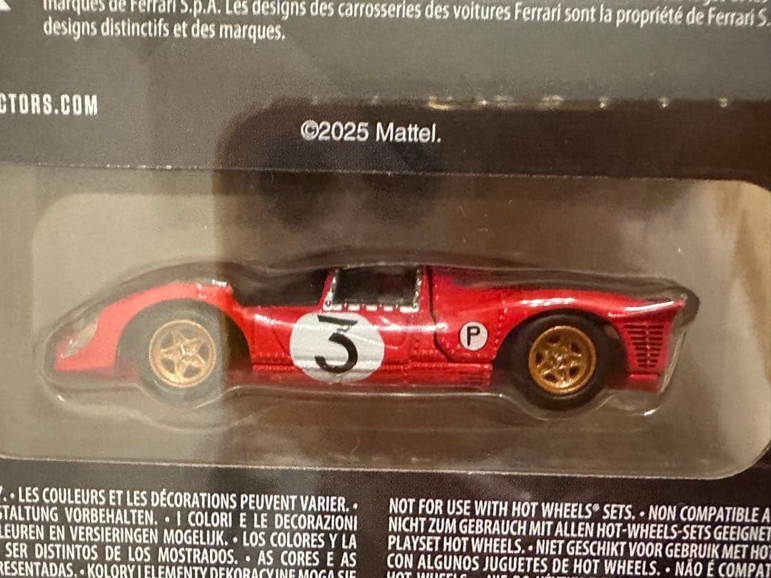 ミニカー Hot Wheels ELITE 64 1967 Ferrari 330 P4