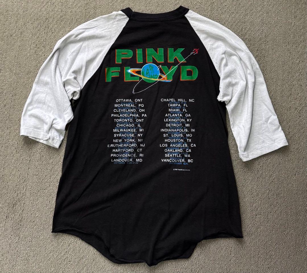 ミュージシャン 1987 Pink Floyd Promotional Baseball T