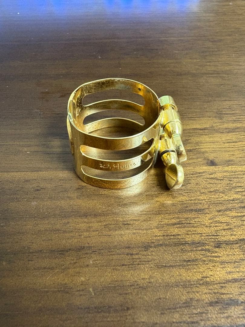 サックスリガチャー woodstone テナー 金メッキ