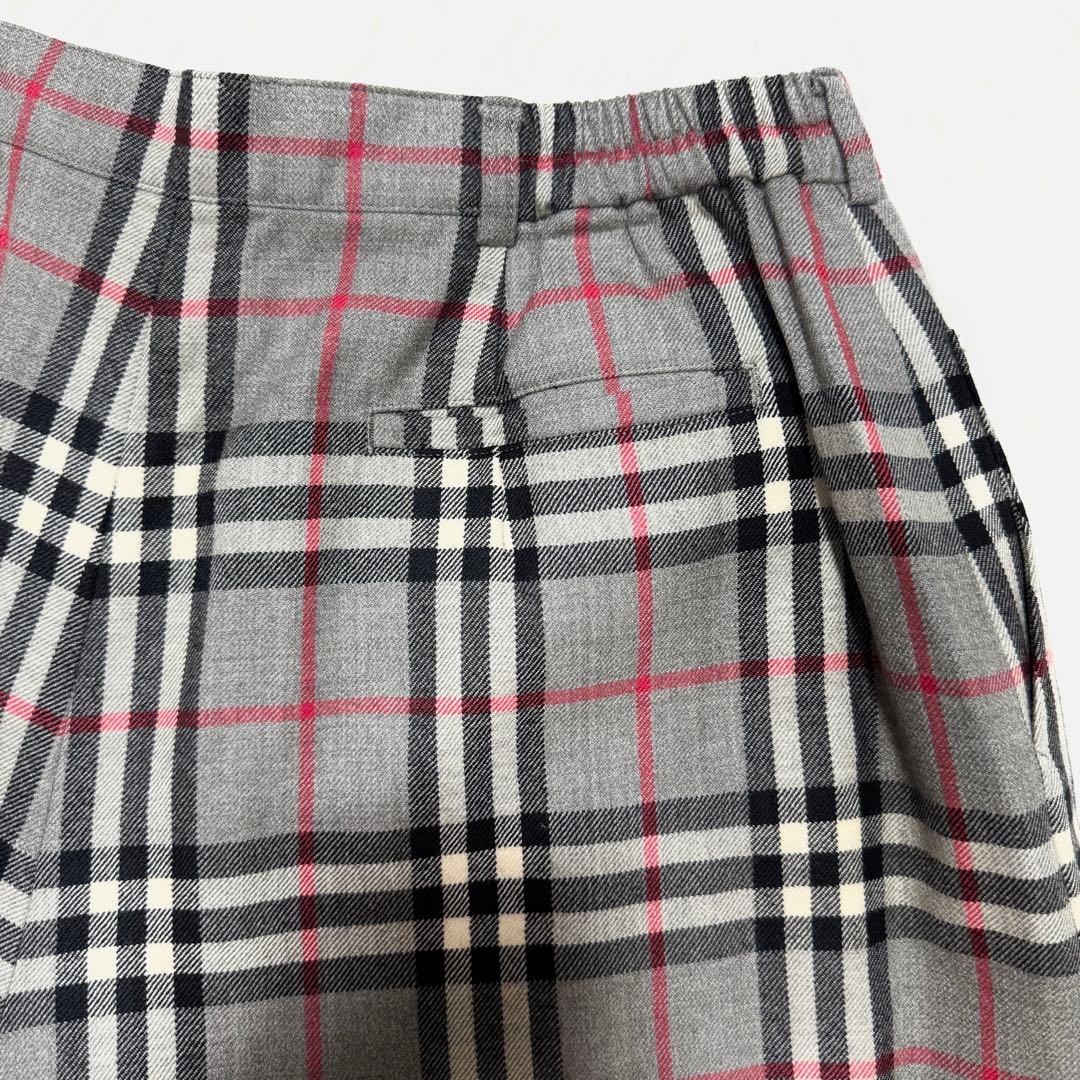burberrys ノバチェック キュロット ハーフパンツ 大きいサイズ グレー