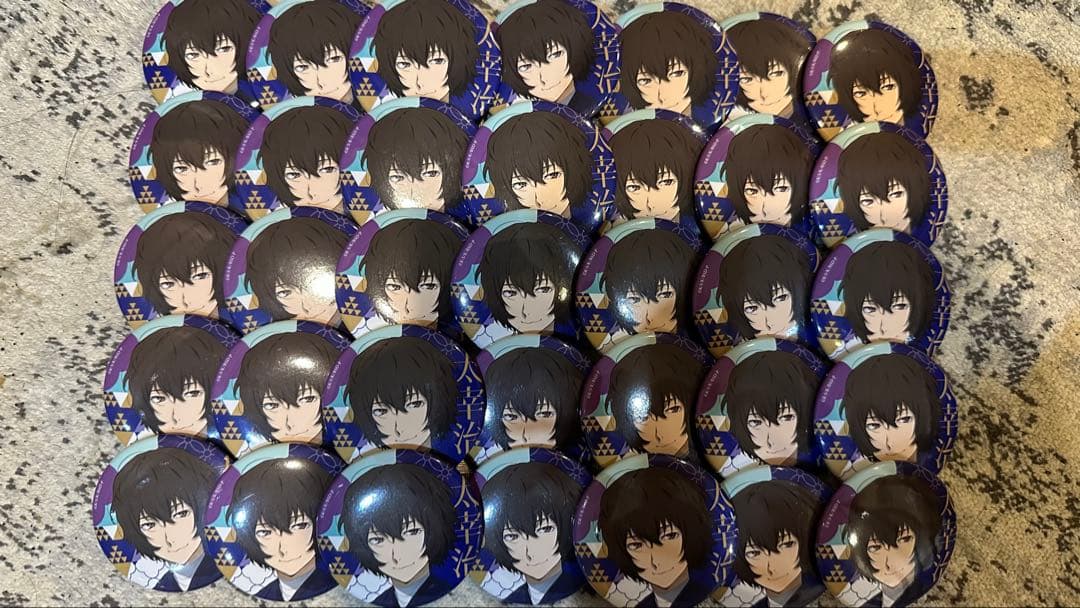 太宰治　文スト　缶バッジセット　イタバ組み100個