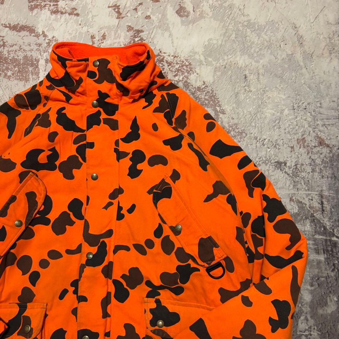 90's USA製 Cabela's ダックハンターカモ オレンジ 中綿