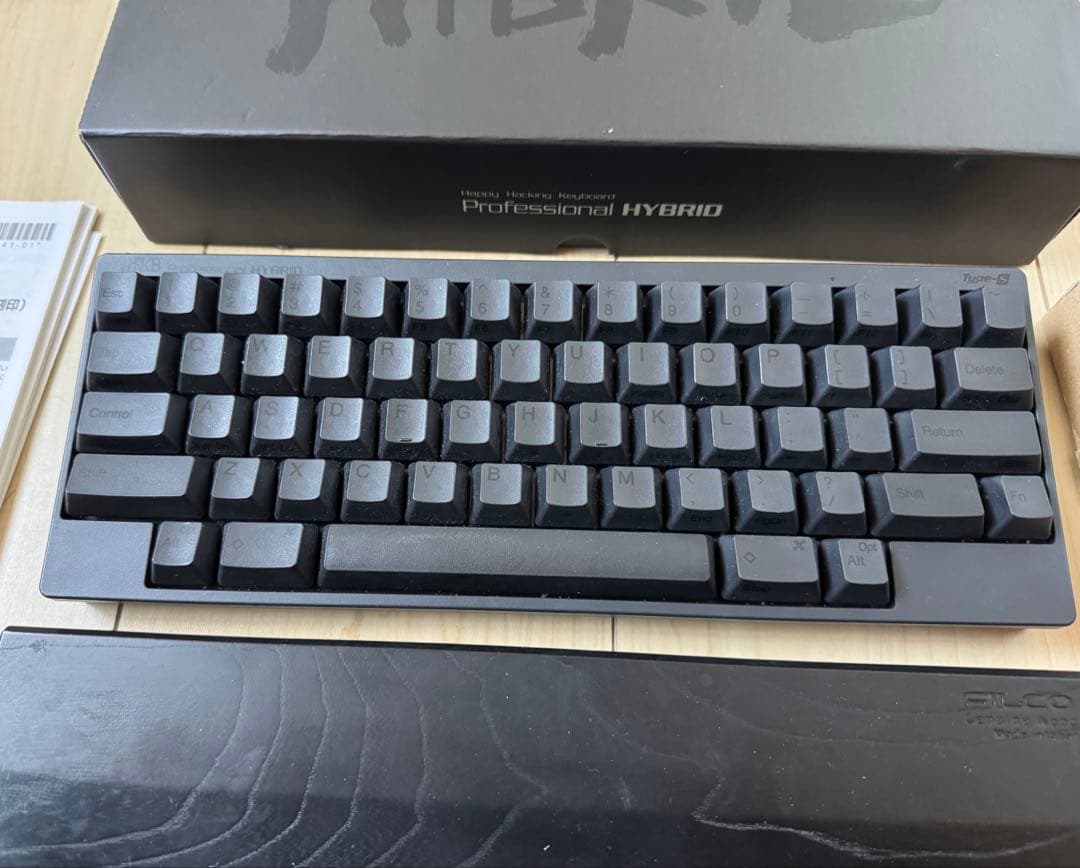 HHKB Professional HYBRID type-s 英字配列 墨