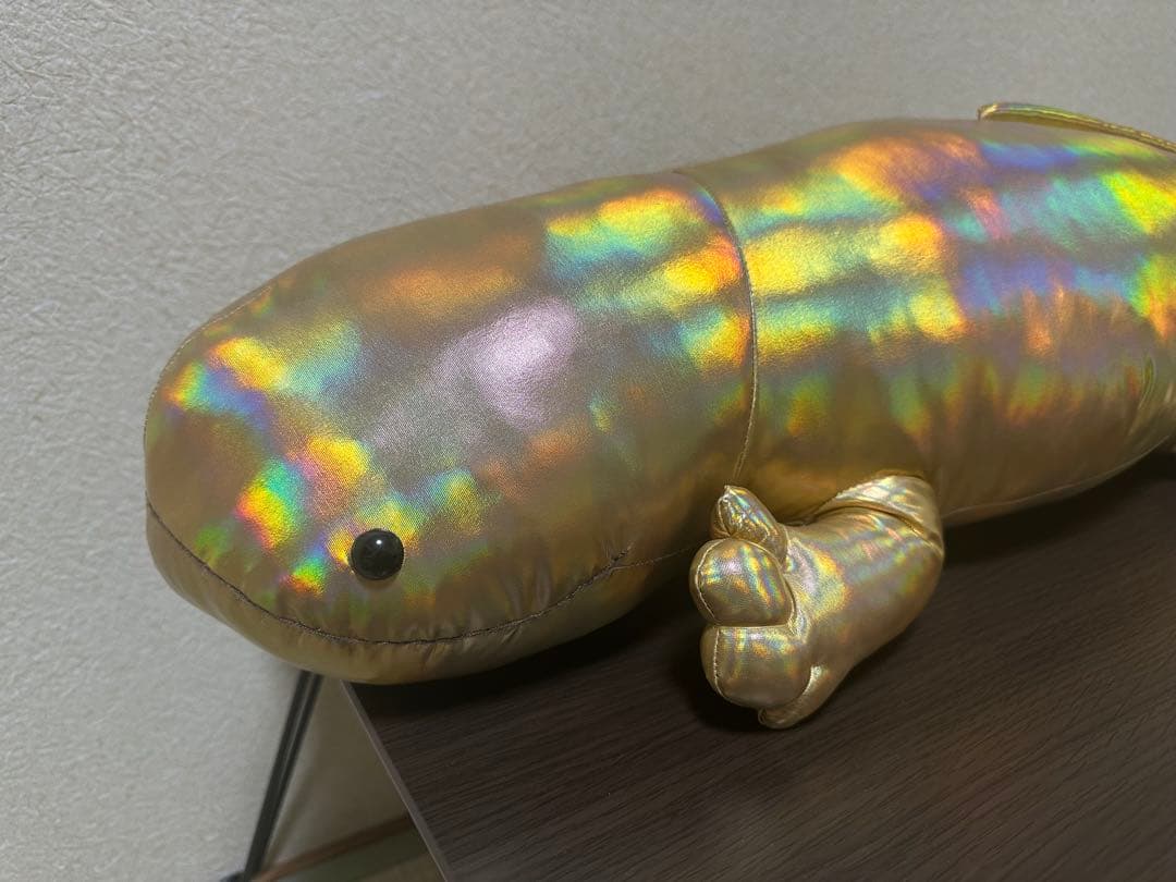 京都水族館 金のオオサンショウウオ ぬいぐるみ