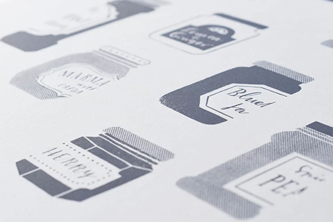 北欧暮らしの道具店【取扱終了】オリジナルポスター ジャムのビン 額縁付き