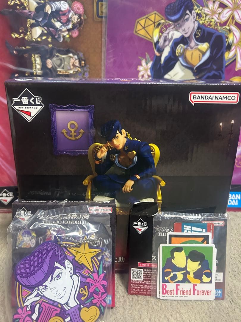 一番くじジョジョワールド B賞ジョセフ、D賞東方仗助＋下位賞セット
