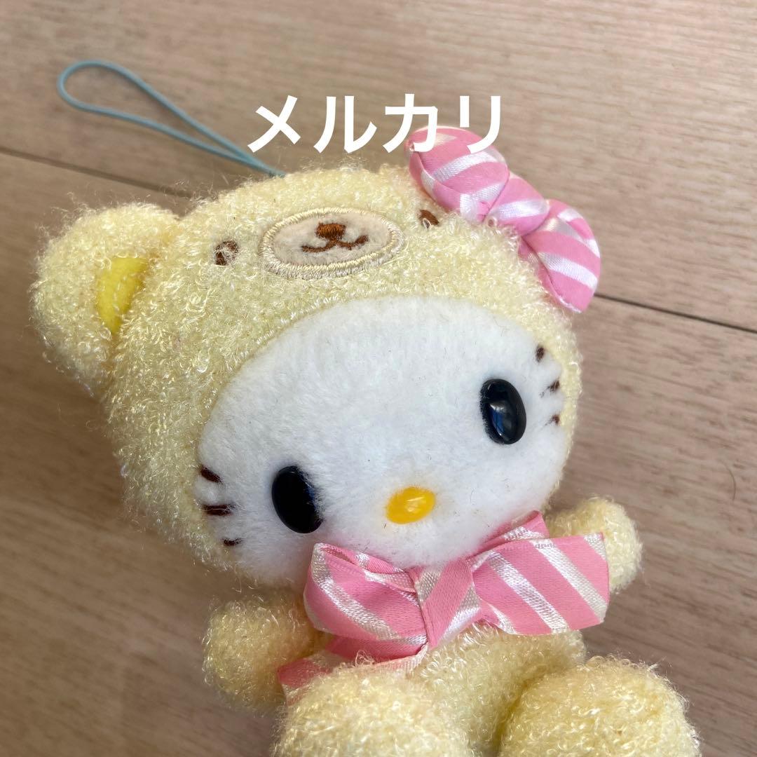 ハローキティ くま 着ぐるみ マスコット ぬいぐるみ サンリオ 2010 レア