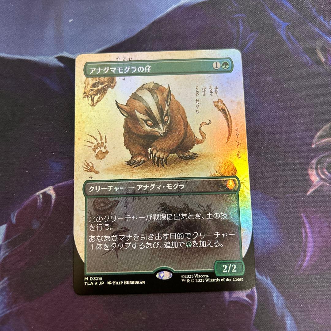 アナグマモグラの仔　ボーダーレスfoil