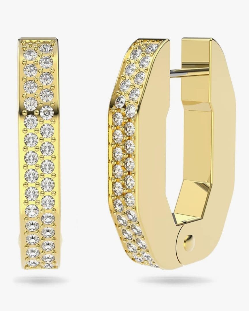 SWAROVSKI【デクストラ/フープピアス】スワロフスキー