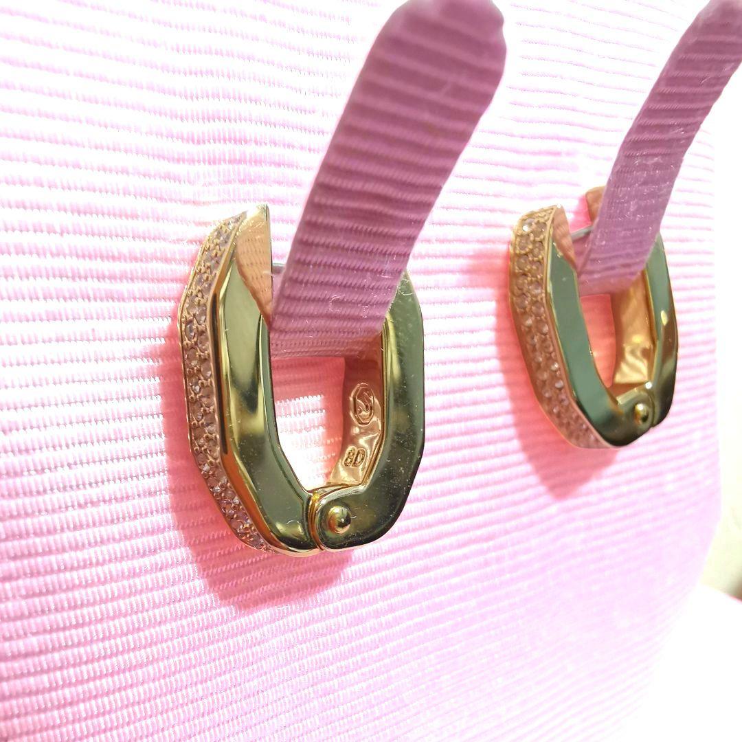 SWAROVSKI【デクストラ/フープピアス】スワロフスキー