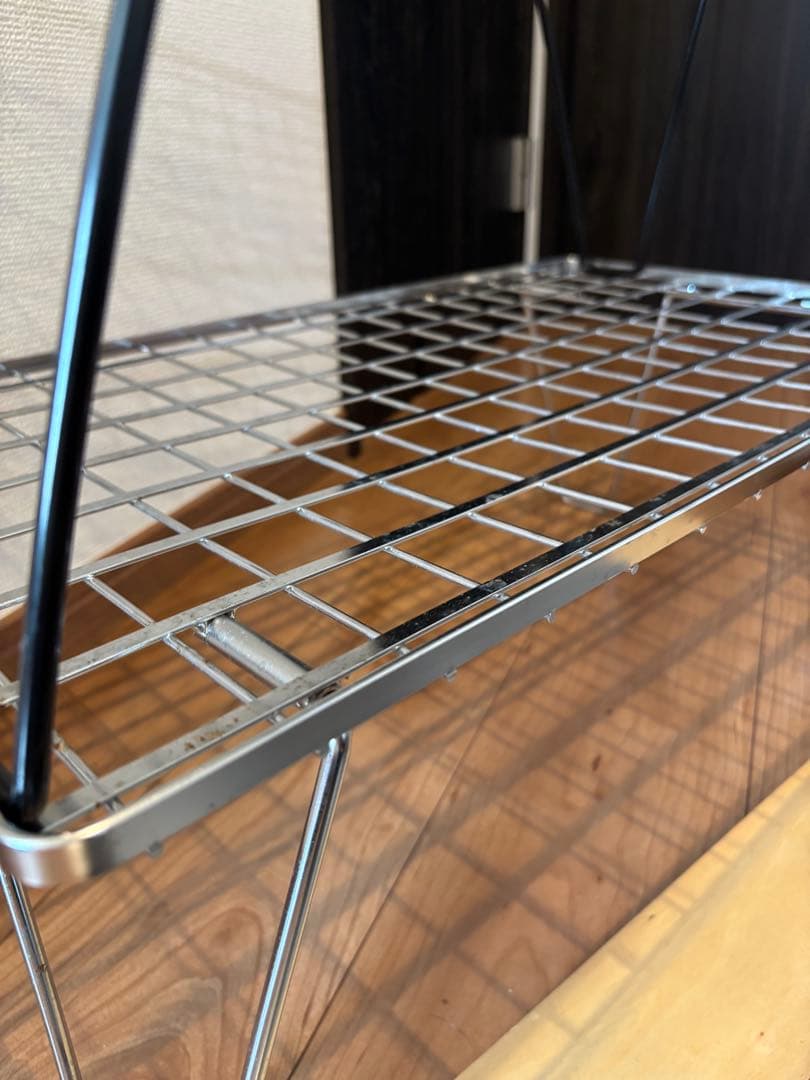 ユニフレーム　フィールドラック2枚ステンレス天板ケースフルセット