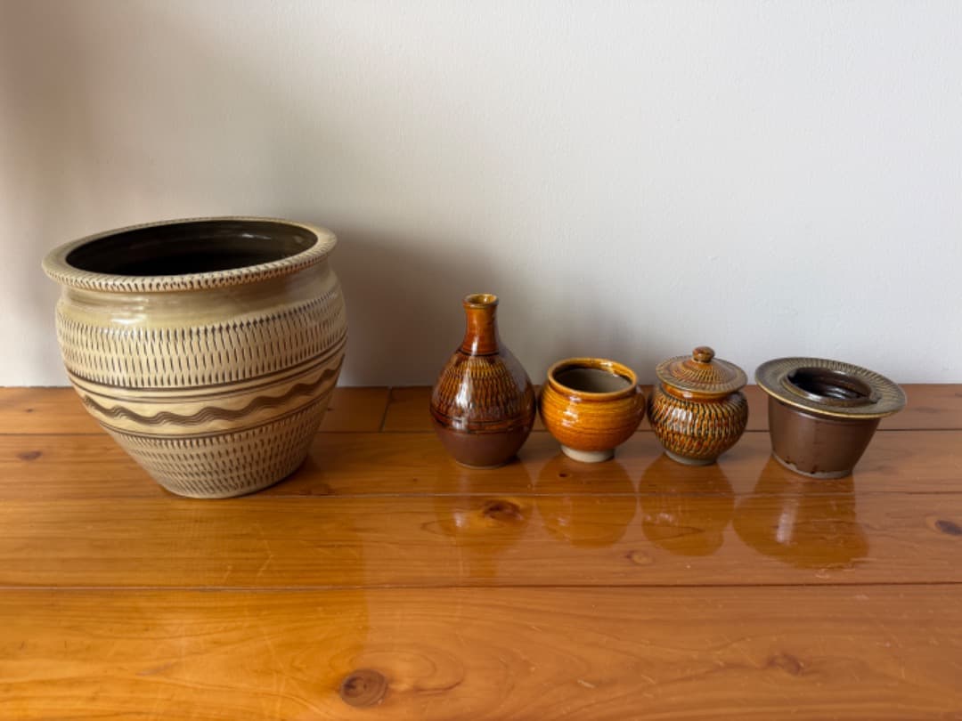 小鹿田焼 陶器の器 5個セット