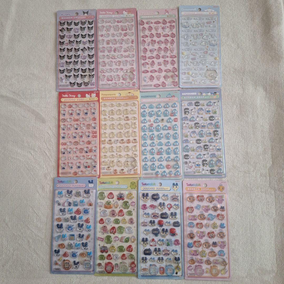 ボンボンドロップシール　サンリオミニ　たまごっち