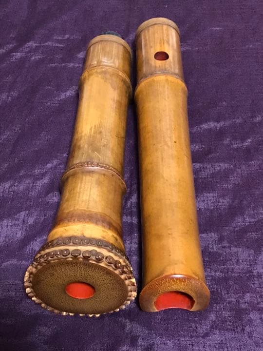 ☆尺八(都山流) 長さー約45.5センチ　古い尺八です。