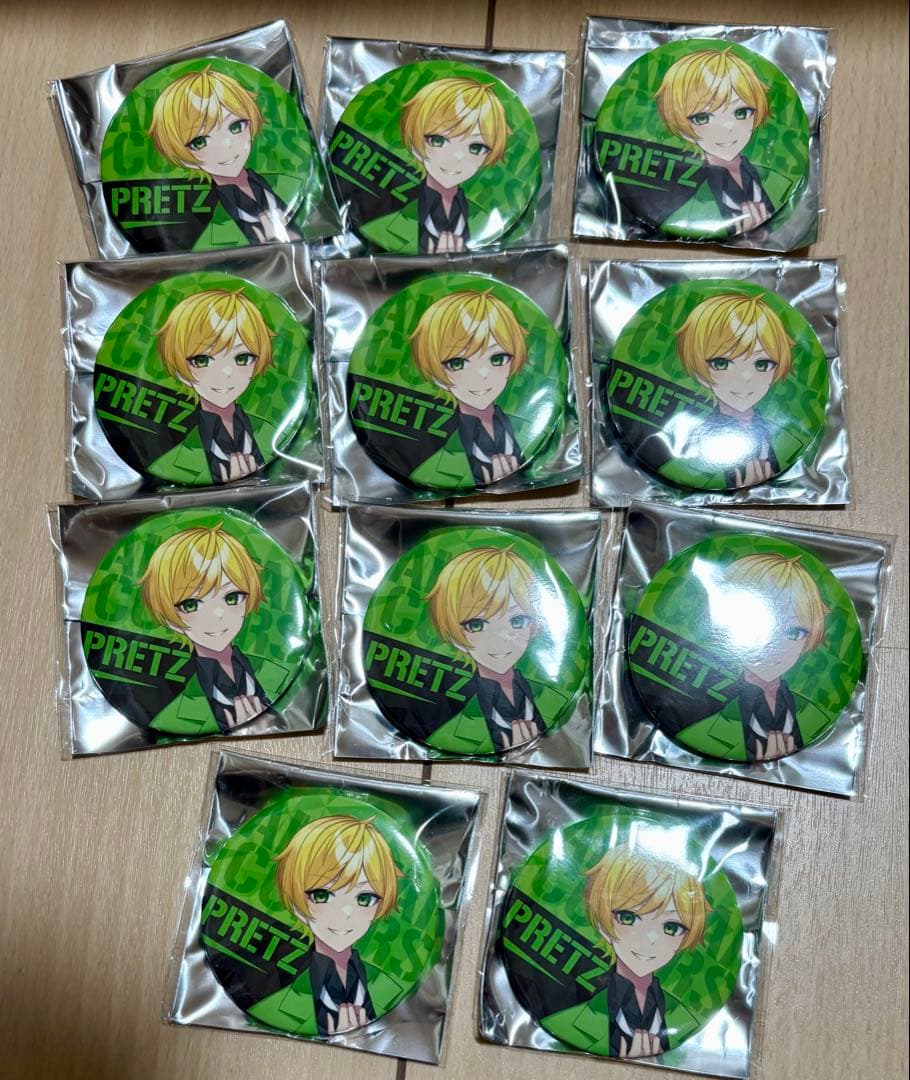 AMPTAK×COLORS ぷりっつ 缶バッジ 11個セット