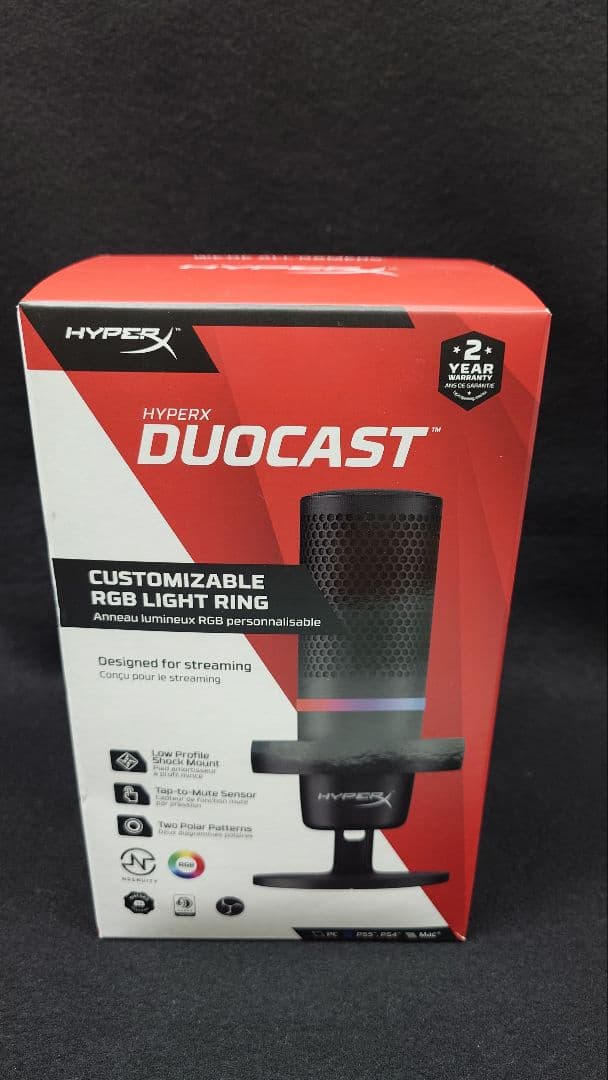HYPERX DUOCAST コンデンサーマイク 新品未開封