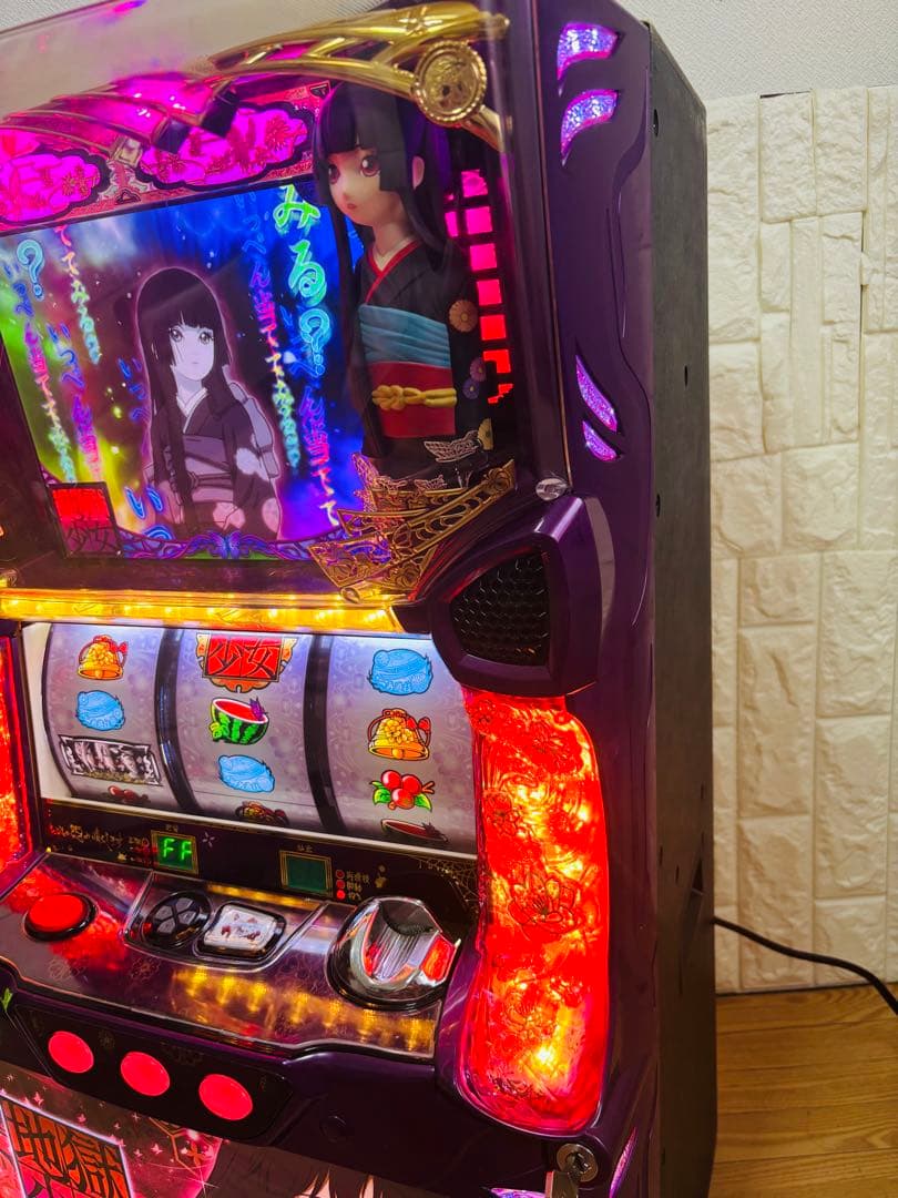 【パチスロ実機】藤商事★パチスロ 地獄少女【不要機付】